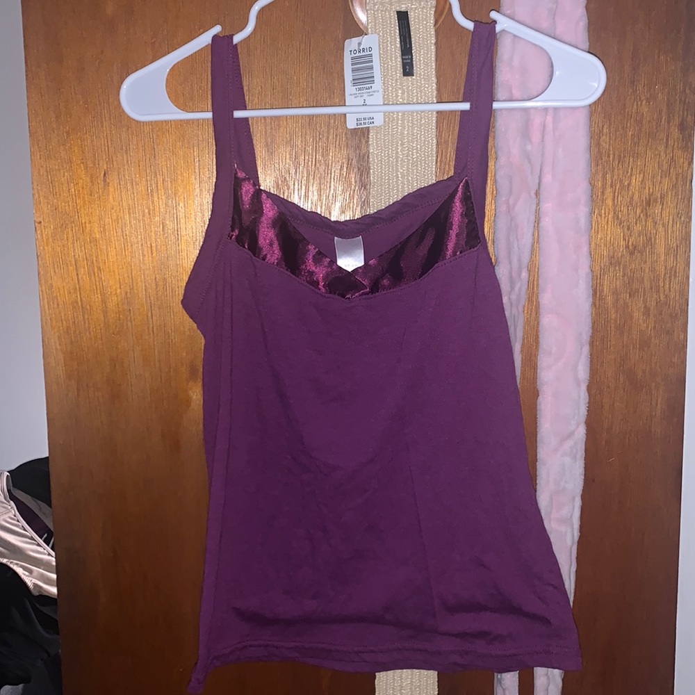 SMALL PURPLE TANK TOP OBO NO FLAWS